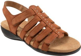 Trotters Riki Studs Slingback Sandal in Luggage Nubuck at Nordstrom, Size 10.5