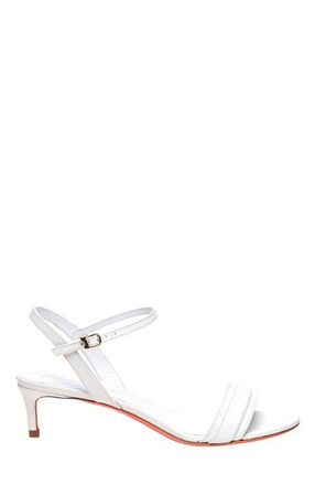 Santoni Womens mid-heel sandal in White at Nordstrom, Size 7.5