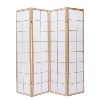Miliboo Paravento giapponese in legno e carta IKUYO