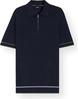 HUGO BOSS Uomo, Top, Blu, M, new