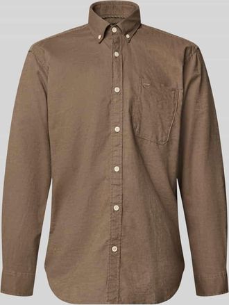 Camel Active Regular Fit Freizeithemd mit Button-Down-Kragen in Hellbraun, Gr&ouml;&szlig;e 3XL