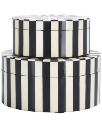 Safavieh Set of 2 Charli Decor Boxes