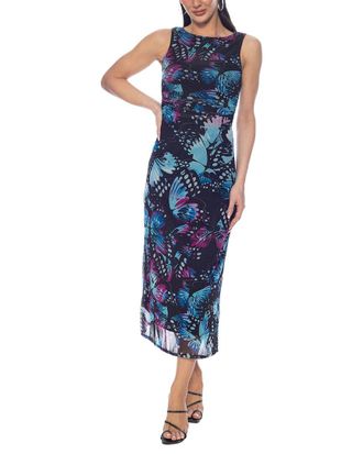 Bebe Mesh Midi Dress