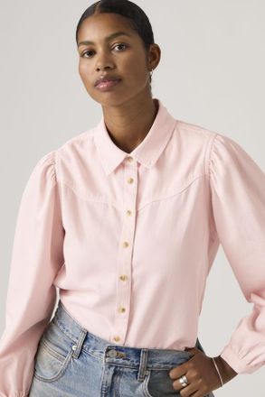 Levi's Camisa Journey Western Lightweight - Mujer - XS - Rosa / Crystal Pink Gd