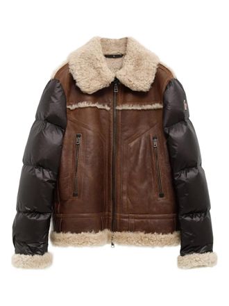 Moncler Argens puffed-panel jacket - Marrone