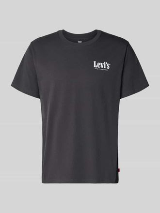 Levi's Relaxed Fit T-Shirt aus reiner Baumwolle in Black, Gr&ouml;&szlig;e XXL