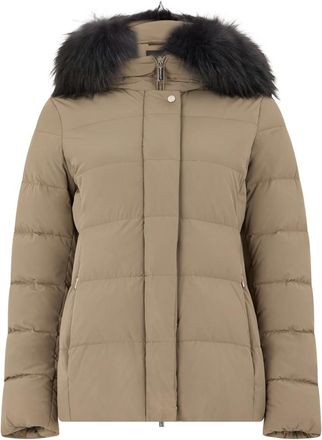 Moorer Kilie-Fur-Kn Jacket - Jackets - Mujer - Marr&oacute;n - M