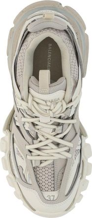 Balenciaga Womens Track Sneakers Light Beige Upper: Nylon; Sole: Rubber Trainers
