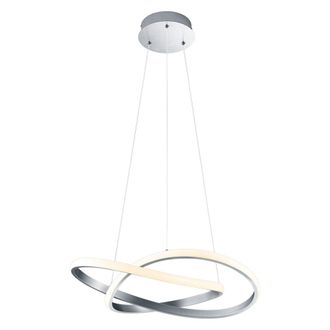 Reality Reality Leuchten - Suspensi&oacute;n Moderna Curso Niquel Led Regulable 27w &Oslash;60 Cm Trio Iluminaci&oacute;n