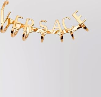 Versace curved gold-tone ear cuff accessory