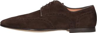 Santoni Heren, Schoenen, Bruin, Maat: 41 EU Leer