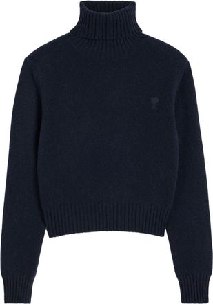 Ami Ami de Coeur sweater - women - Cashmere - M - Blue