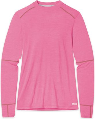 Stio Womens Basis PeakWool Lightweight Crew LS