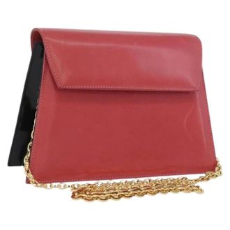 Ferragamo Pre-owned Shoulder Bags, female, Pink, Size: ONE SIZE Pre-owned Leather Shoulder Bag