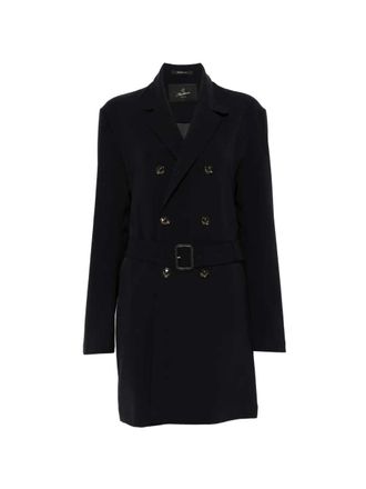 Montecore Double Breasted Coat With Belt