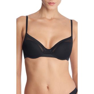 Natori Scope Balconette Underwire Contour Bra in Black at Nordstrom, Size 30Ddd