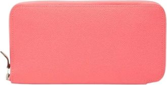 Herm&egrave;s Pre-owned Wallets, female, Pink, Size: ONE SIZE Pre-owned Vintage Leather Wallet