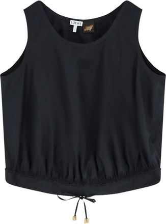 Loewe Tops, Dames, Zwart, S, Katoen, Anagram Tanktop