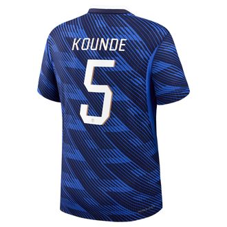 Nike Jules Kound&eacute; France National Team 2026 Match Home Nike Mens Dri-FIT ADV Soccer Jersey in Blue | NN203949083-FFF
