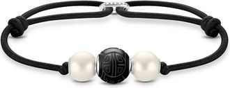 Thomas Sabo Kralenarmband zwart- wit A2076-451-11-L22V - Dames - Armbanden - Zwart - ONE Size - Accessoires