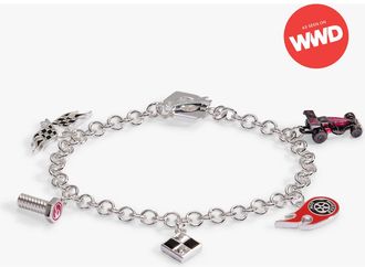 Alex and Ani Hot Wheels Racecar Toggle Charm Bracelet in Silver at Nordstrom