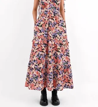 Banjanan Womens Twiggy Dress In Monarch Black