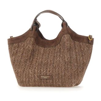 Gianni Chiarini Tote Bags, female, Brown, Size: ONE SIZE Dua