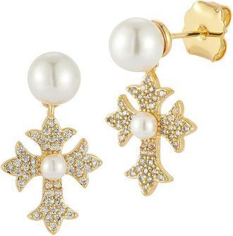 Sphera Milano Plated Cz Earrings