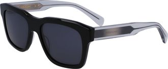 Ferragamo Grey Square Mens Sunglasses SF1087SN 013 56