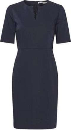Inwear Zella Jurk - Dames - Casual kleedjes - Blauw - 3XL - Polyester - Kleedjes