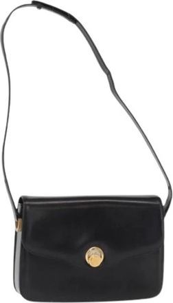 Gucci Pre-owned Shoulder Bags, female, Black, Size: ONE SIZE Pre-owned Leather Shoulder Bag