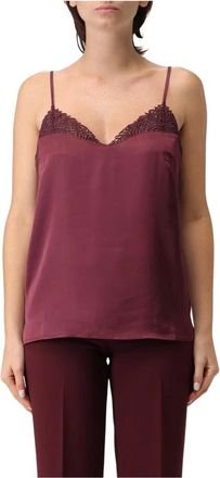 Twinset Mujer, Camisetas, Púrpura, Talla: M