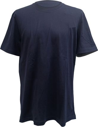 Brunello Cucinelli Slim-Fit Crewneck T-Shirt in Navy Blue Cotton