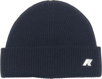 K-Way Brice Beanie - unisex - Hoeden - Blauw - XL - Wol - Accessoires
