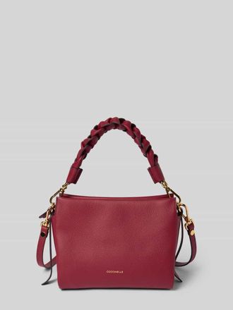 Coccinelle Handtasche mit Label-Schriftzug Modell BOHEME GRANA in Bordeaux, Größe 1