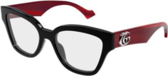 Gucci Gg1424o-013black-red-transparent