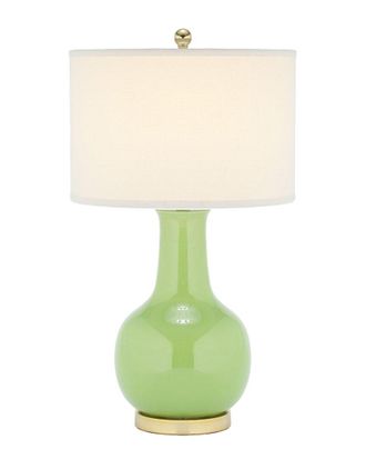 Safavieh Discontinued Safavieh Green 27.5In Ceramic Paris Lamp