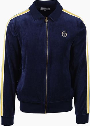 Sergio Tacchini Mens SERGIO TACCHINI MONTE TRACK TOP MARITIME BLUE/MANGO MINT - Navy - Size: 46