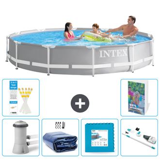 Intex Piscina Prism Frame Redonda - 366x76 Cm - 7-piezas S319