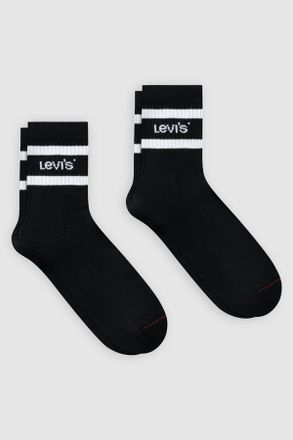 Levi's Regular Cut Socks 2 Pack - Hombre - 39 - Multi Colour / Grey Melange/Red