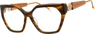 Philipp Plein VPP068S 068S Wavy Brown 57mm