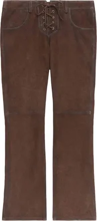 Isabel Marant Isabel Marant Vanel Suede Leather Trousers