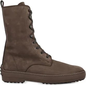 Tod's Schoenen, Dames, Bruin, 40 EU, Lace-up Boots