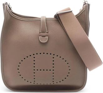 Herm&egrave;s 2021 Evelyn 3 Troyes PM schoudertas - Bruin