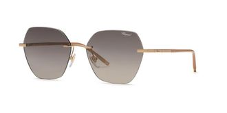 Chopard SCHL88M 300K Mens Sunglasses Gold Size 56