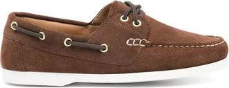 P.A.R.O.S.H. Mocassini da barca in pelle scamosciata - Marrone