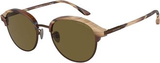 Giorgio Armani AR8215 606573 Mens Sunglasses Brown Size 52