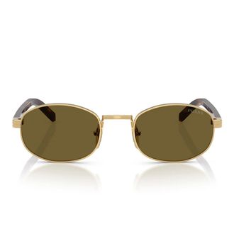 Prada Sunglasses Prb53 S 5 Ak09 Z Gold/Brown Women