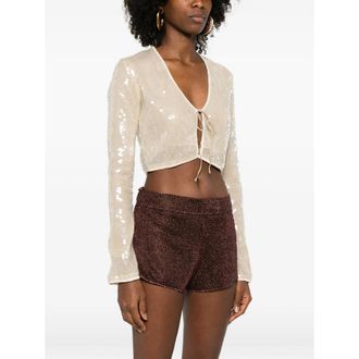 Os&eacute;ree Marylin Blouse - Beige