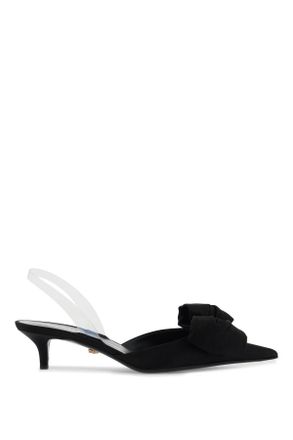 Versace Alia Satin Slingback Pumps